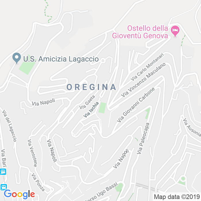 CAP di Via Ai Prati Di Oregina a Genova