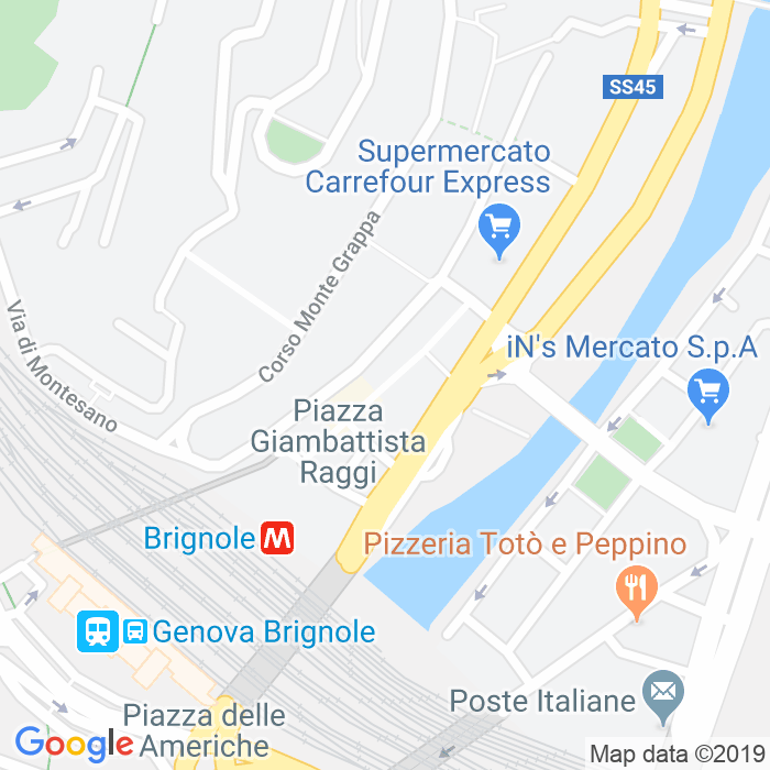 CAP di Via Borgo Degli Incrociati a Genova