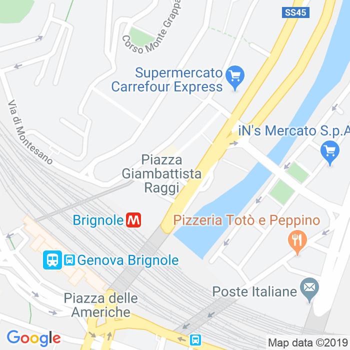 CAP di Via Carrozzino a Genova