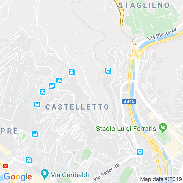 CAP di Via Carso a Genova