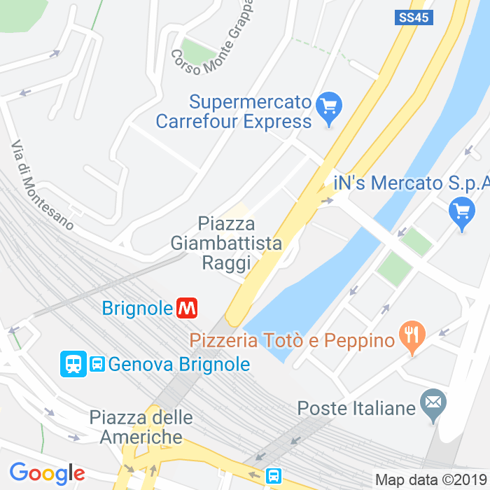 CAP di Via Del Falcone a Genova