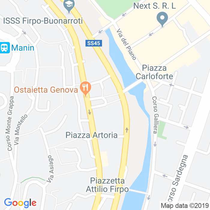 CAP di Via Di Ponte Nuovo a Genova