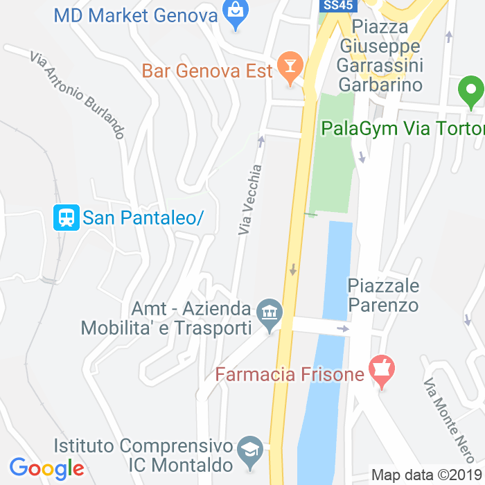 CAP di Via Vecchia a Genova