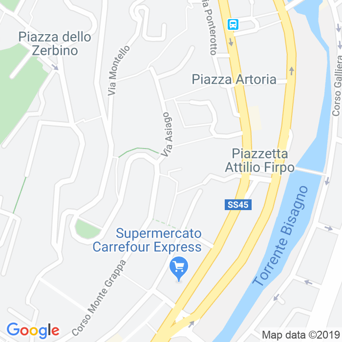 CAP di Via Zignago a Genova