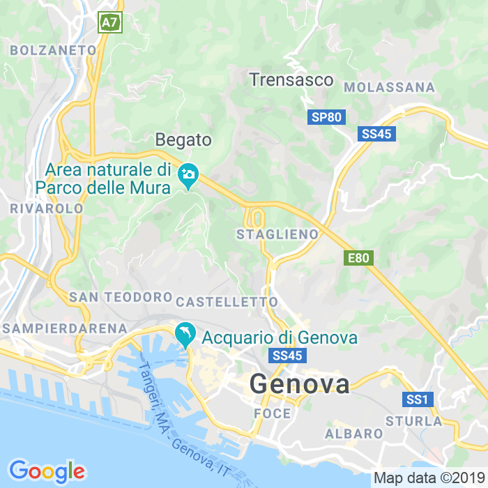 CAP di Vico Al Torrente a Genova