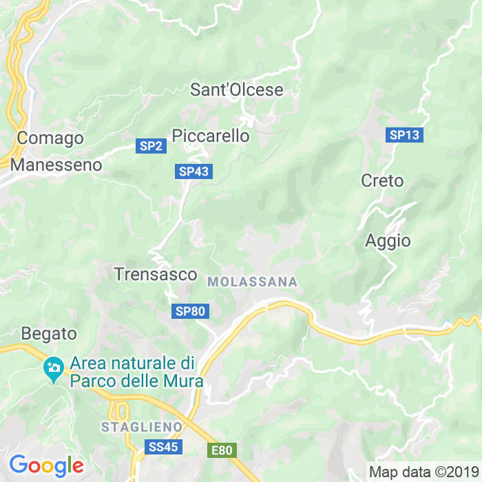 CAP di Via Alle Tre Coste a Genova