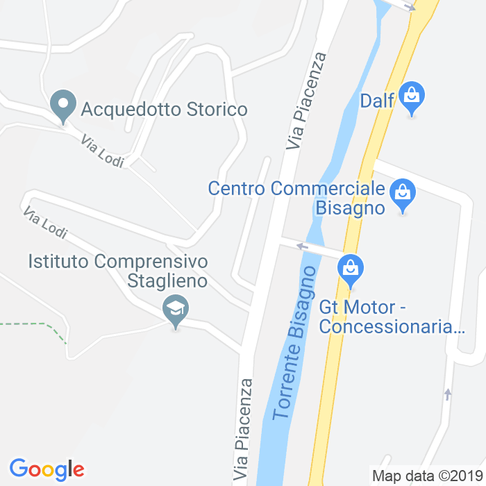 CAP di Via Luigi Achille Riva a Genova