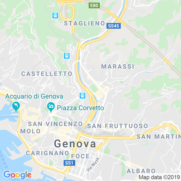 CAP di Piazzale Atleti Azzurri D'Italia a Genova