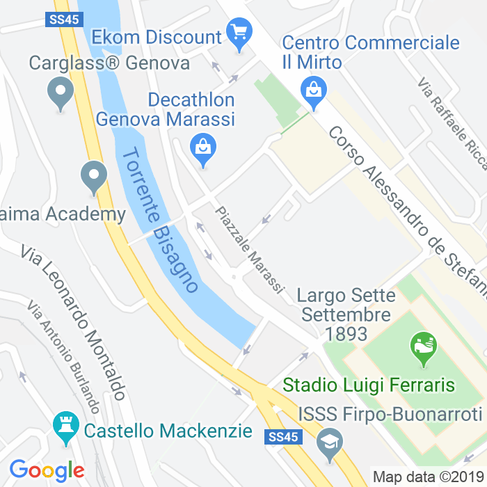CAP di Piazzale Marassi a Genova