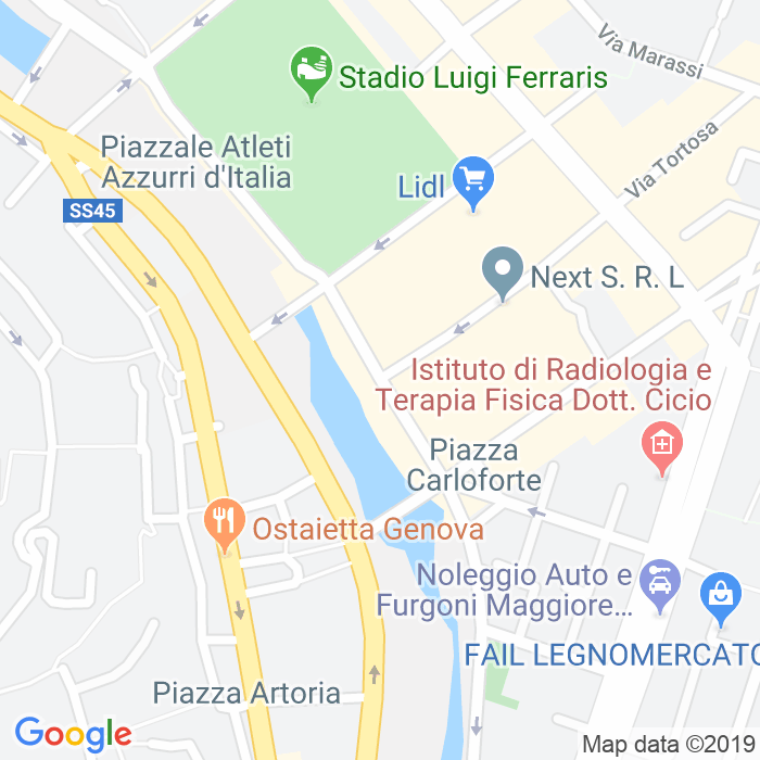 CAP di Via Del Piano a Genova
