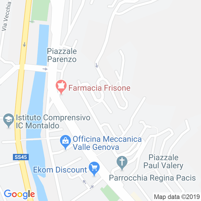 CAP di Via Monte Nero a Genova