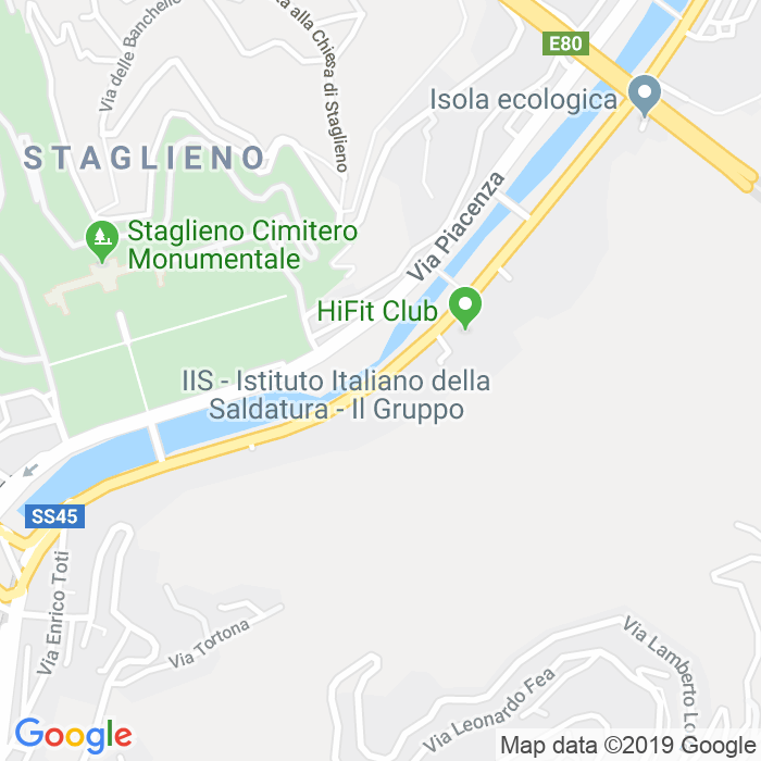 CAP di Lungobisagno Istria a Genova