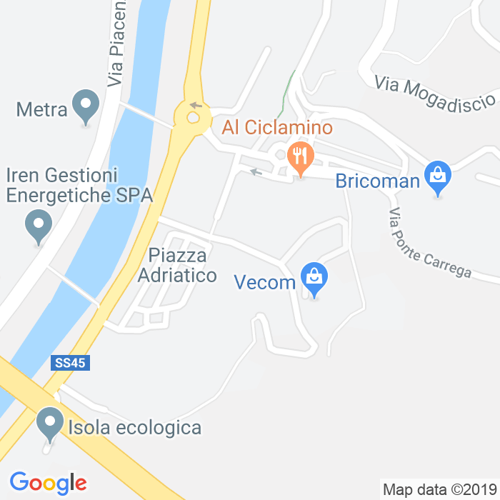 CAP di Passo Ponte Carrega a Genova