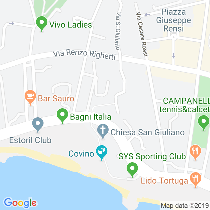 CAP di Scalinata A Via San Giuliano a Genova