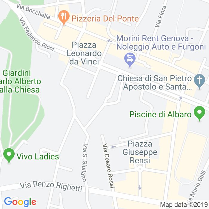 CAP di Via Vincenzo Capellini a Genova