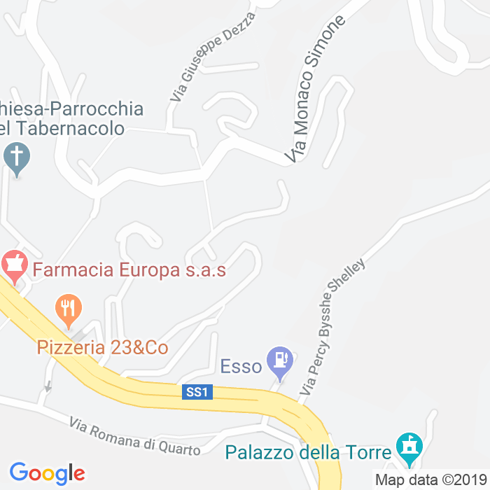 CAP di Via Flavia Steno a Genova