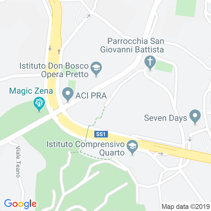 CAP di Via Luigi Sartorio a Genova