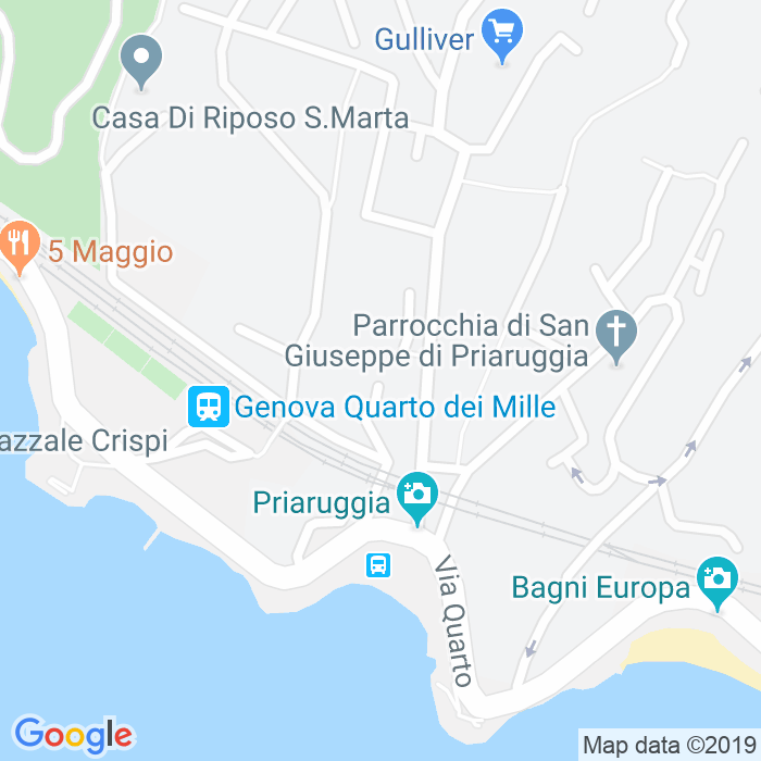 CAP di Via Oliveto a Genova