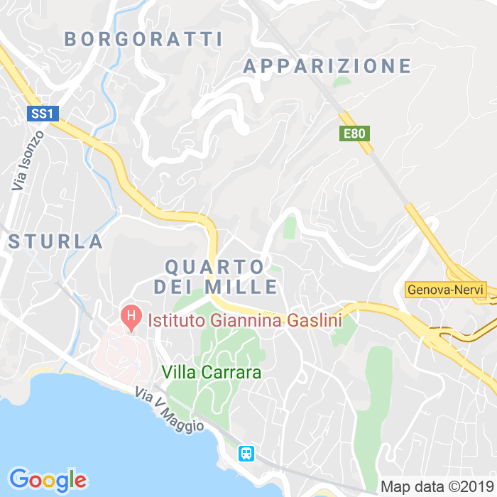 CAP di Via Romana Di Quarto a Genova