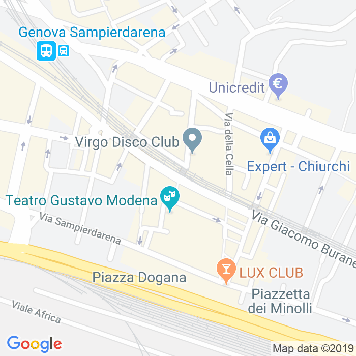 CAP di Piazza Gustavo Modena a Genova