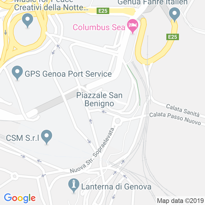 CAP di Piazzale San Benigno a Genova