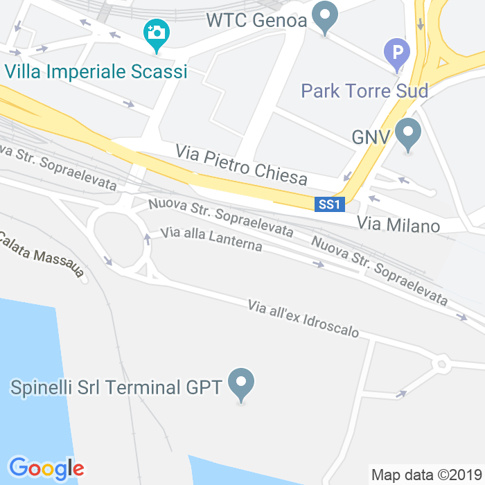 CAP di Via Alla Lanterna a Genova
