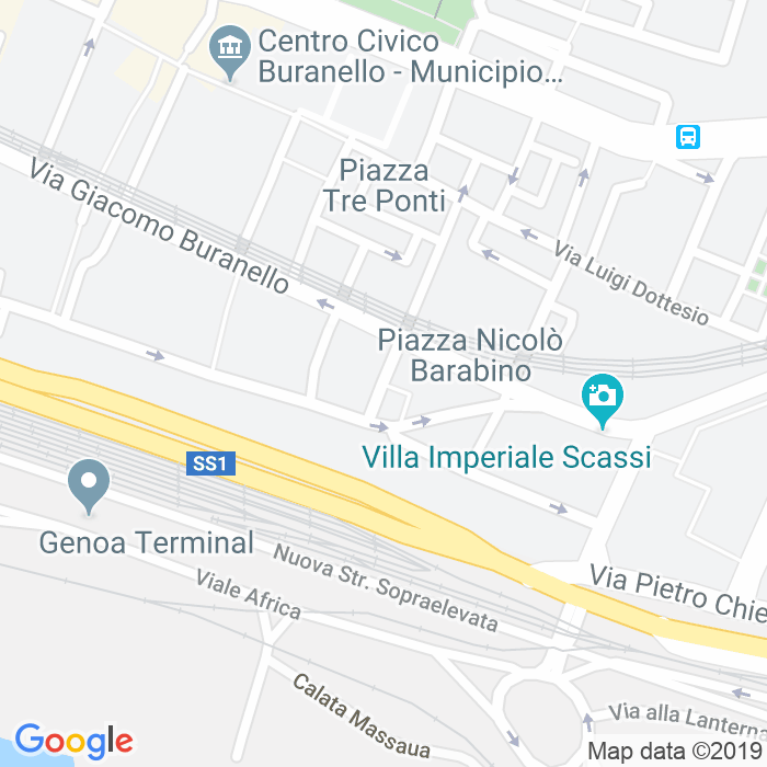 CAP di Via Andrea Prasio a Genova