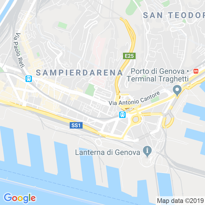 CAP di Via Antonio Cantore a Genova