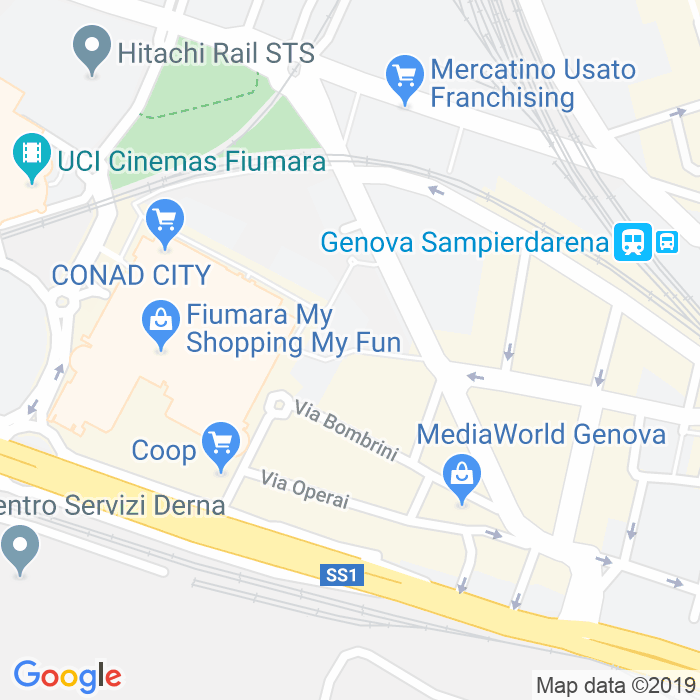 CAP di Via Fiumara a Genova