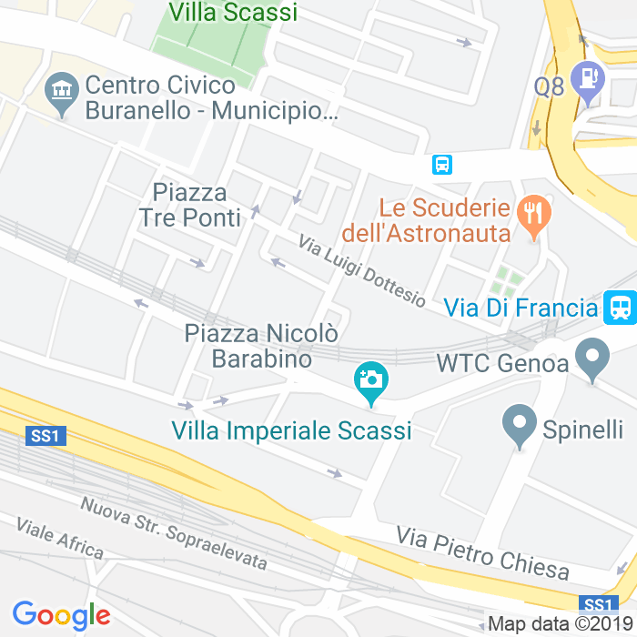 CAP di Via Gian Domenico Cassini a Genova