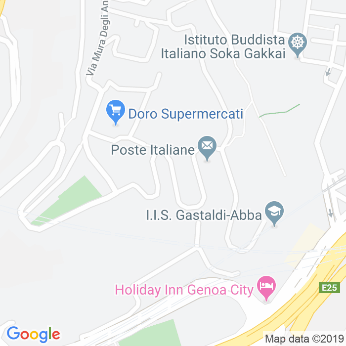 CAP di Via Rinaldo Rigola a Genova