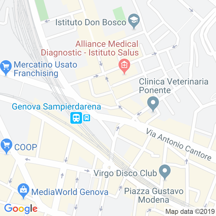 CAP di Via Angelo Scaniglia a Genova