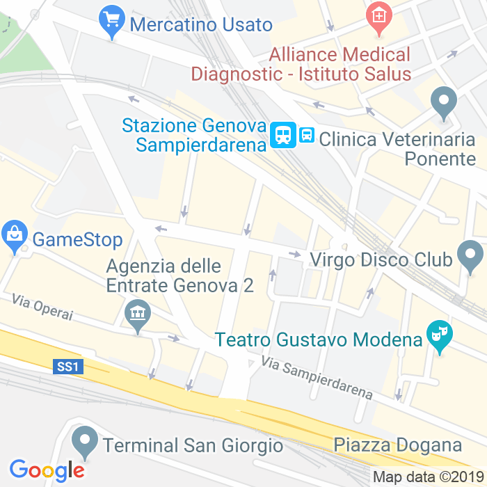 CAP di Via Tullio Molteni a Genova