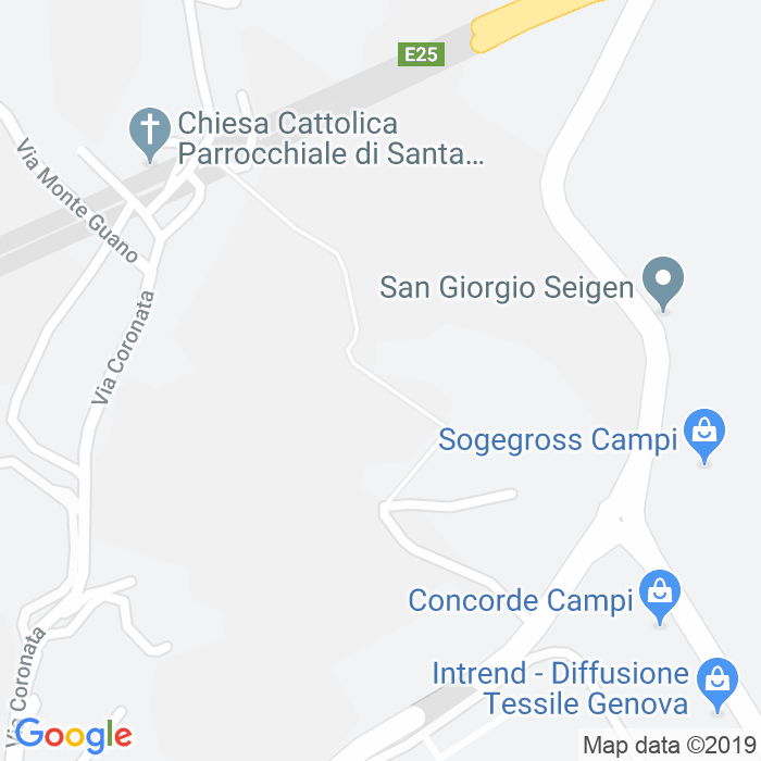 CAP di Salita Cappuccini Di Campi a Genova