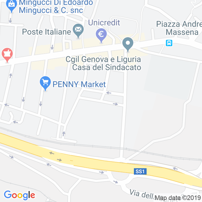 CAP di Via Baldovino Bigliati a Genova