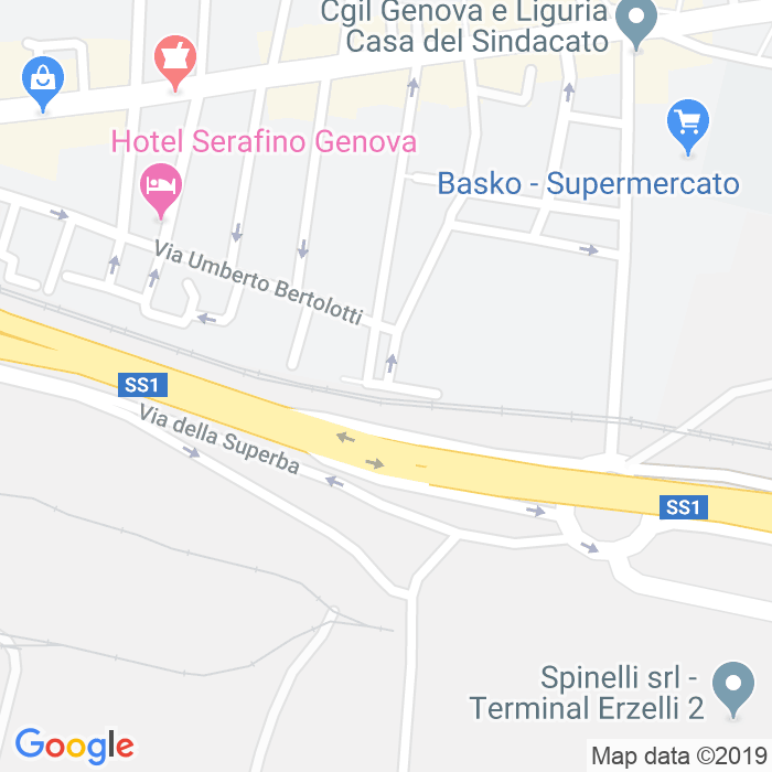 CAP di Via Ettore Gianello a Genova