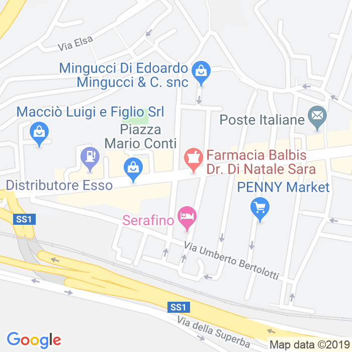 CAP di Via Marco Minghetti a Genova