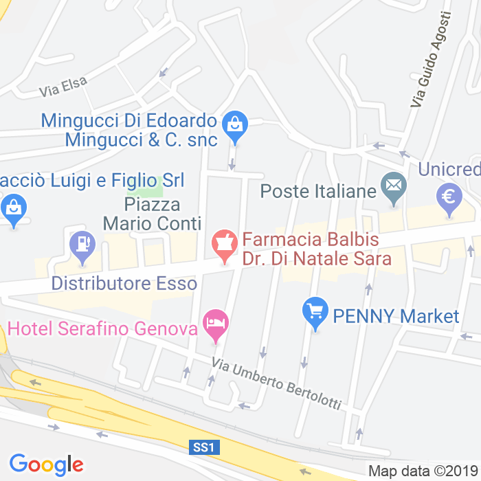 CAP di Via Mario Piana a Genova