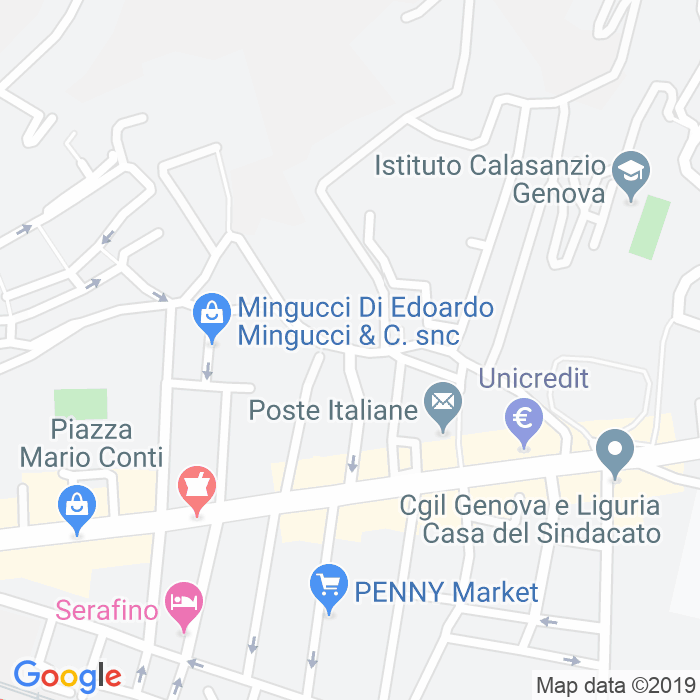 CAP di Via Nino Cervetto a Genova