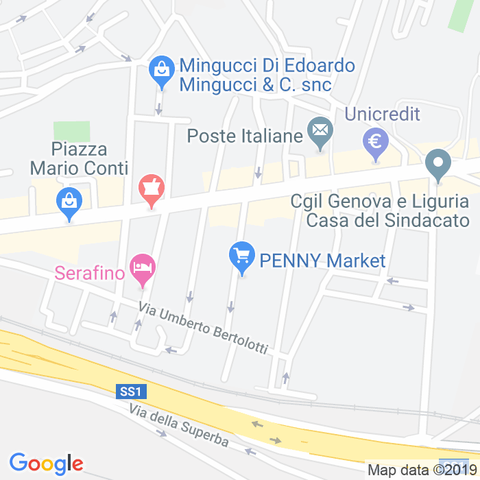 CAP di Via Paolo Antonio De Cavero a Genova