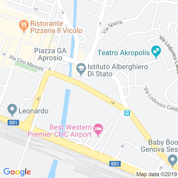 CAP di Via Luciano Manara a Genova