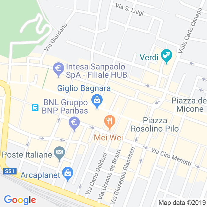 CAP di Piazza Lorenzo Ranco a Genova