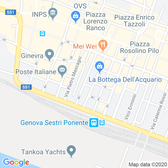 CAP di Via Emanuele Ferro a Genova