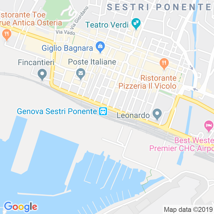CAP di Via Giacomo Puccini a Genova