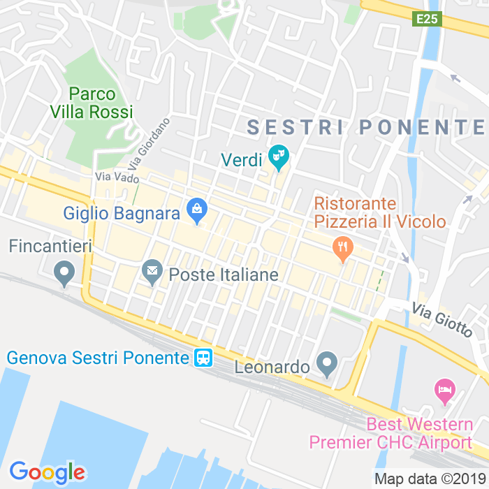 CAP di Via Sestri a Genova