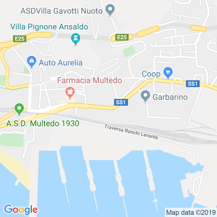 CAP di Via Multedo Di Pegli a Genova