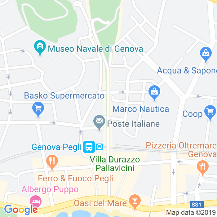 CAP di Viale Durazzo Pallavicini a Genova
