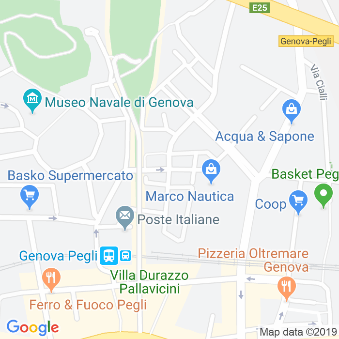 CAP di Via Diciotto Fanciulli a Genova
