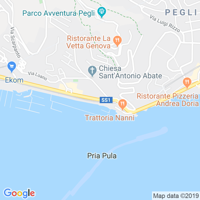 CAP di Via Pegli a Genova