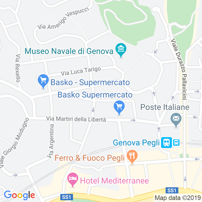CAP di Via Vincenzo Monti a Genova